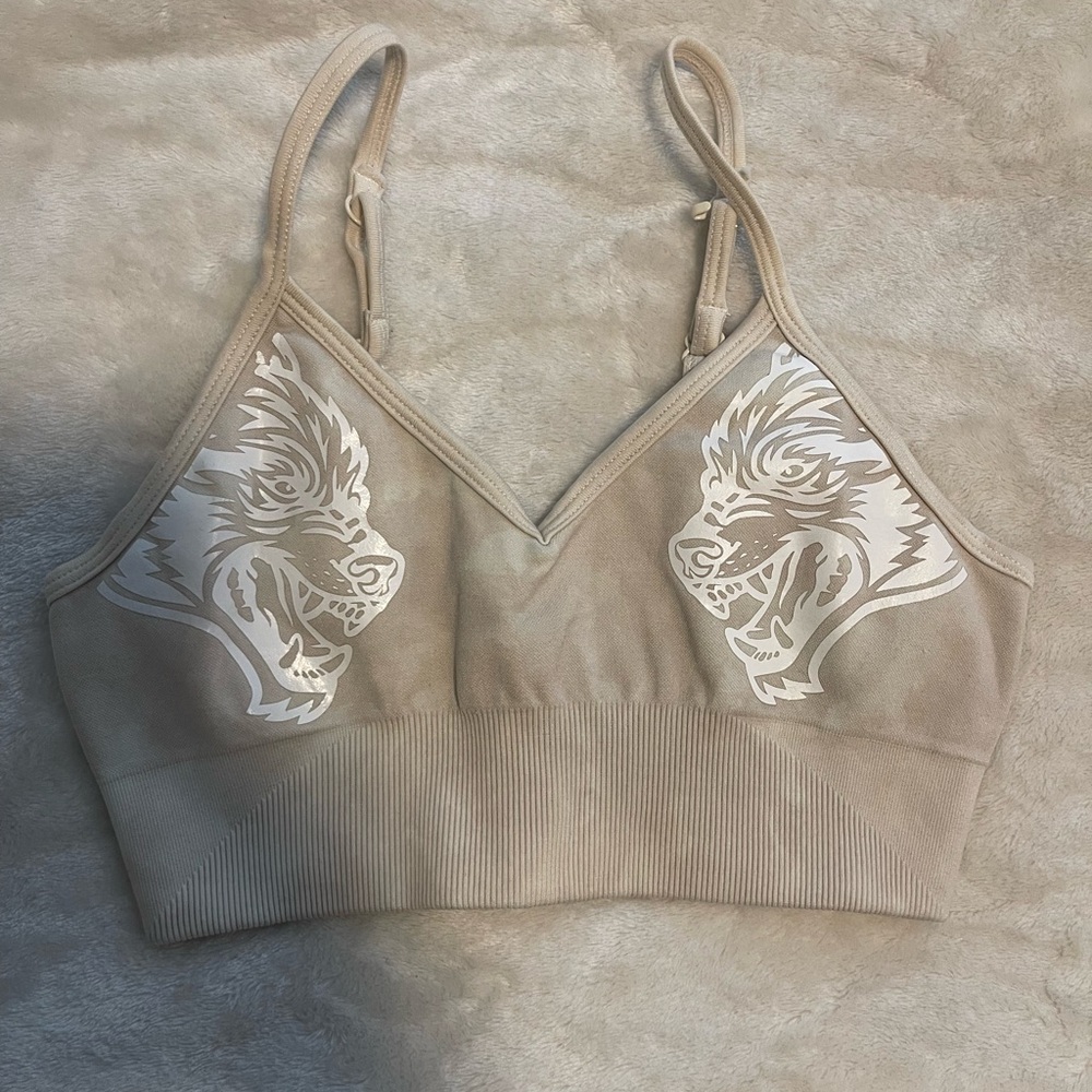 Cream/marble bra
